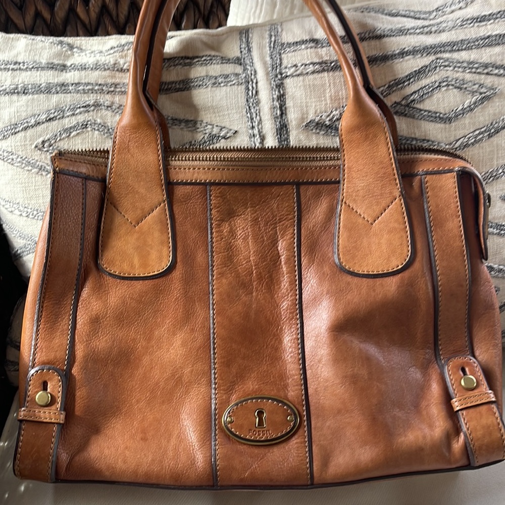 Fossil VINTAGE Reissue VRI leather satchel purse